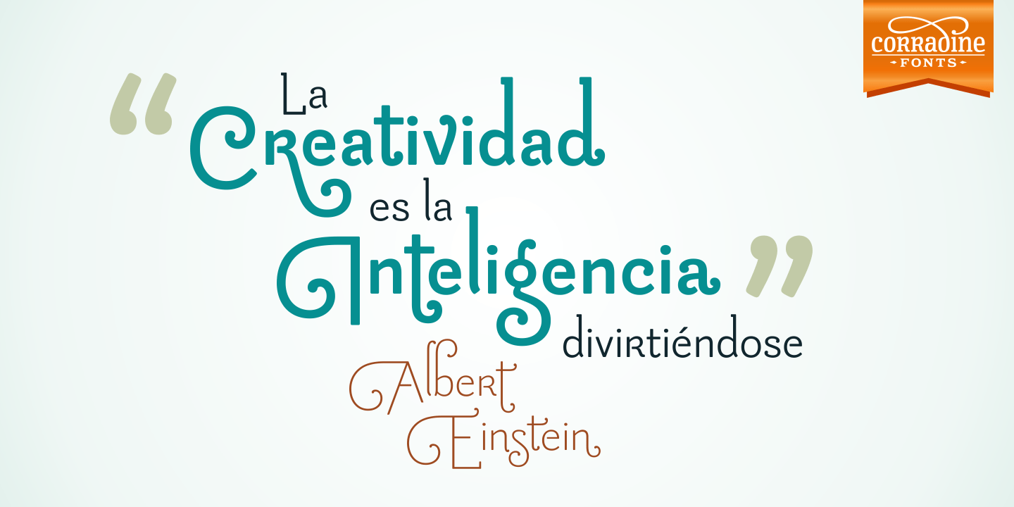 Be Creative Font Poster #1