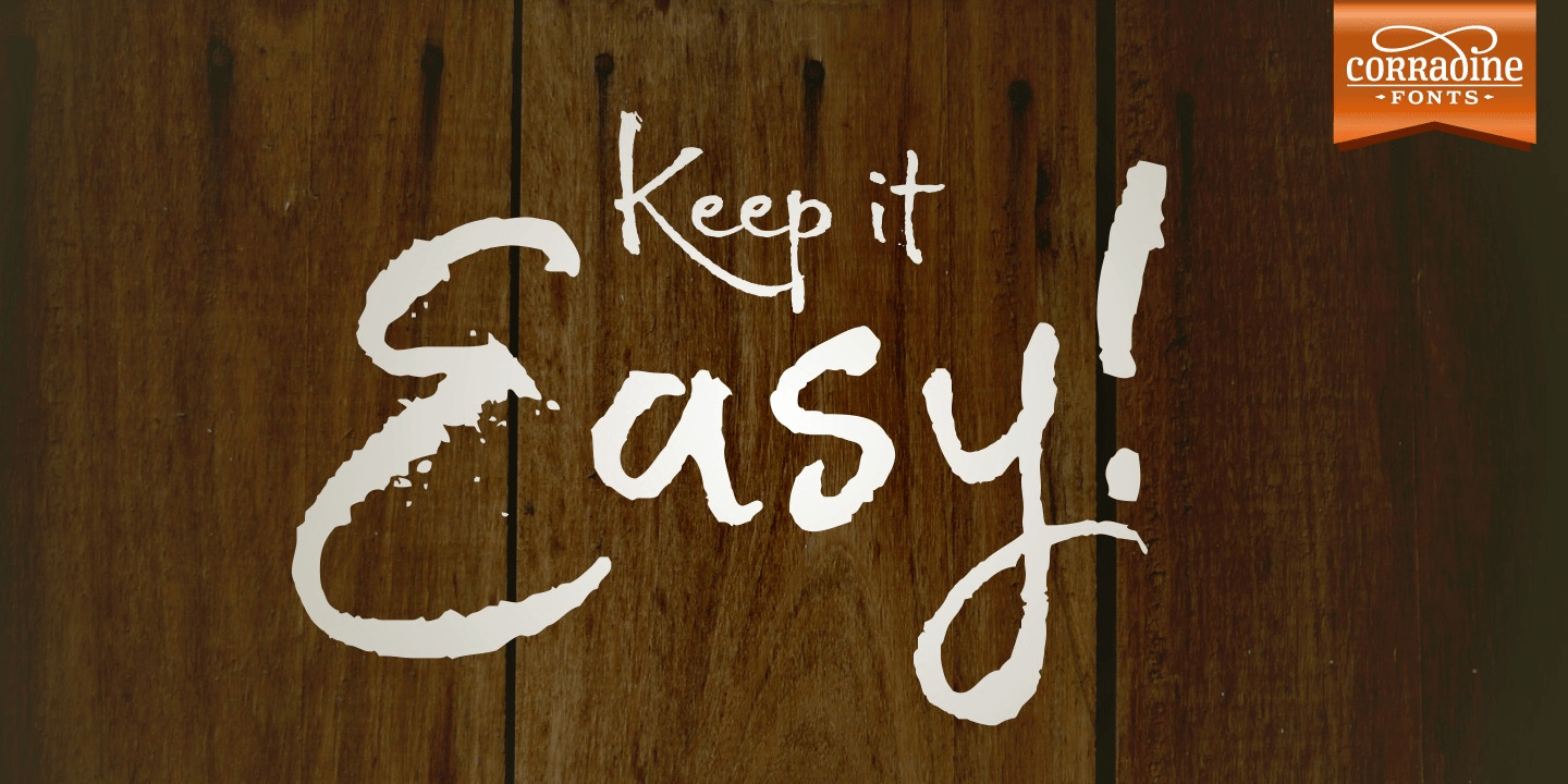 Wild Pen Font Poster #1
