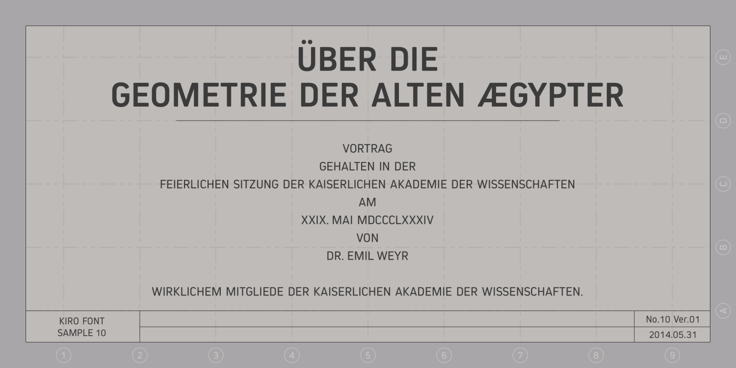 Kiro Font Poster #10