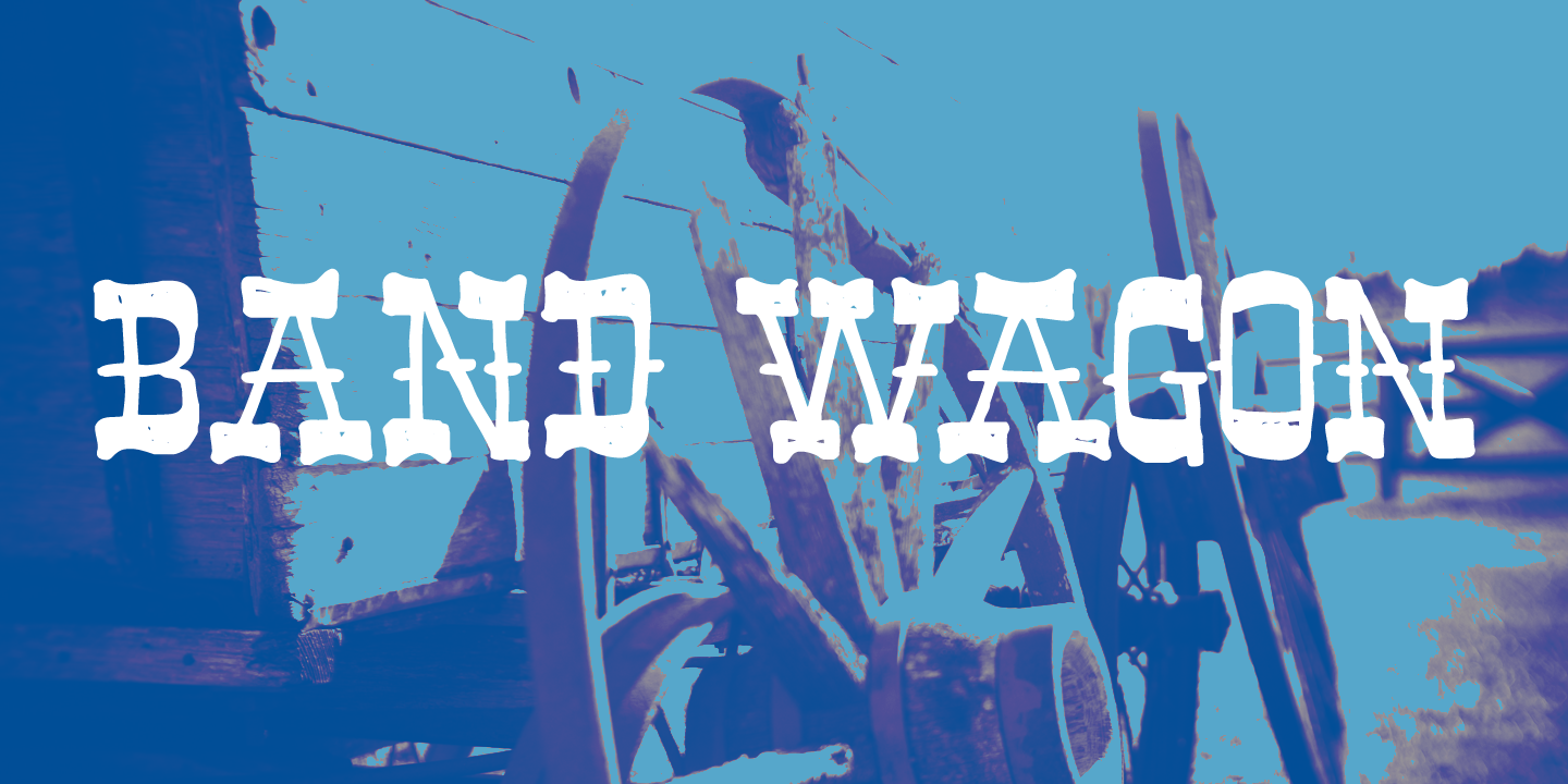 Band Wagon Font Poster #1