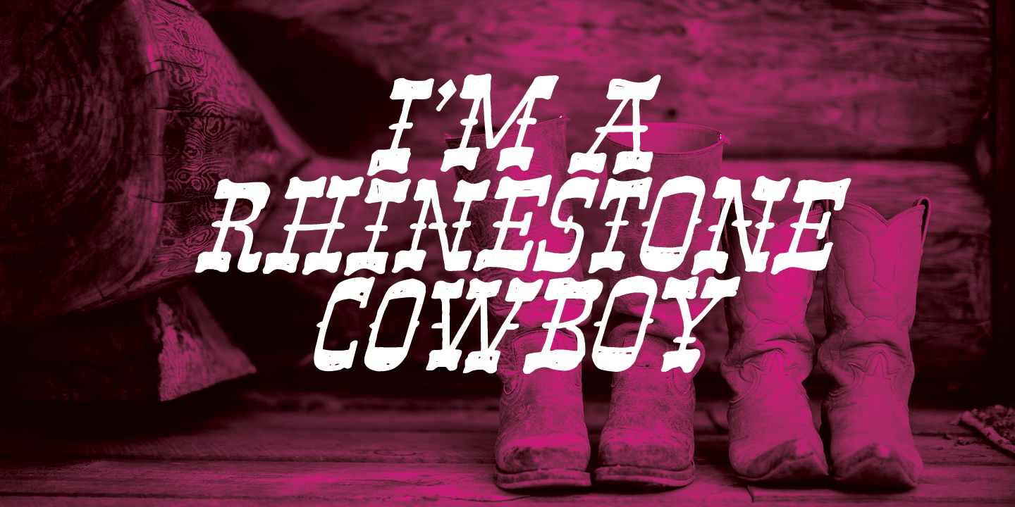 Band Wagon Font Poster #1