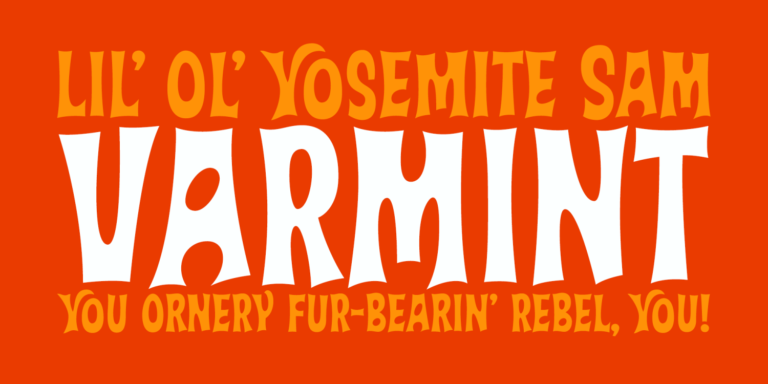 Varmint PB Font Poster #1