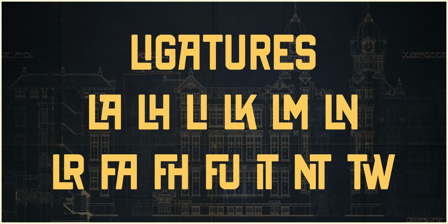 New York Line Font Poster #1