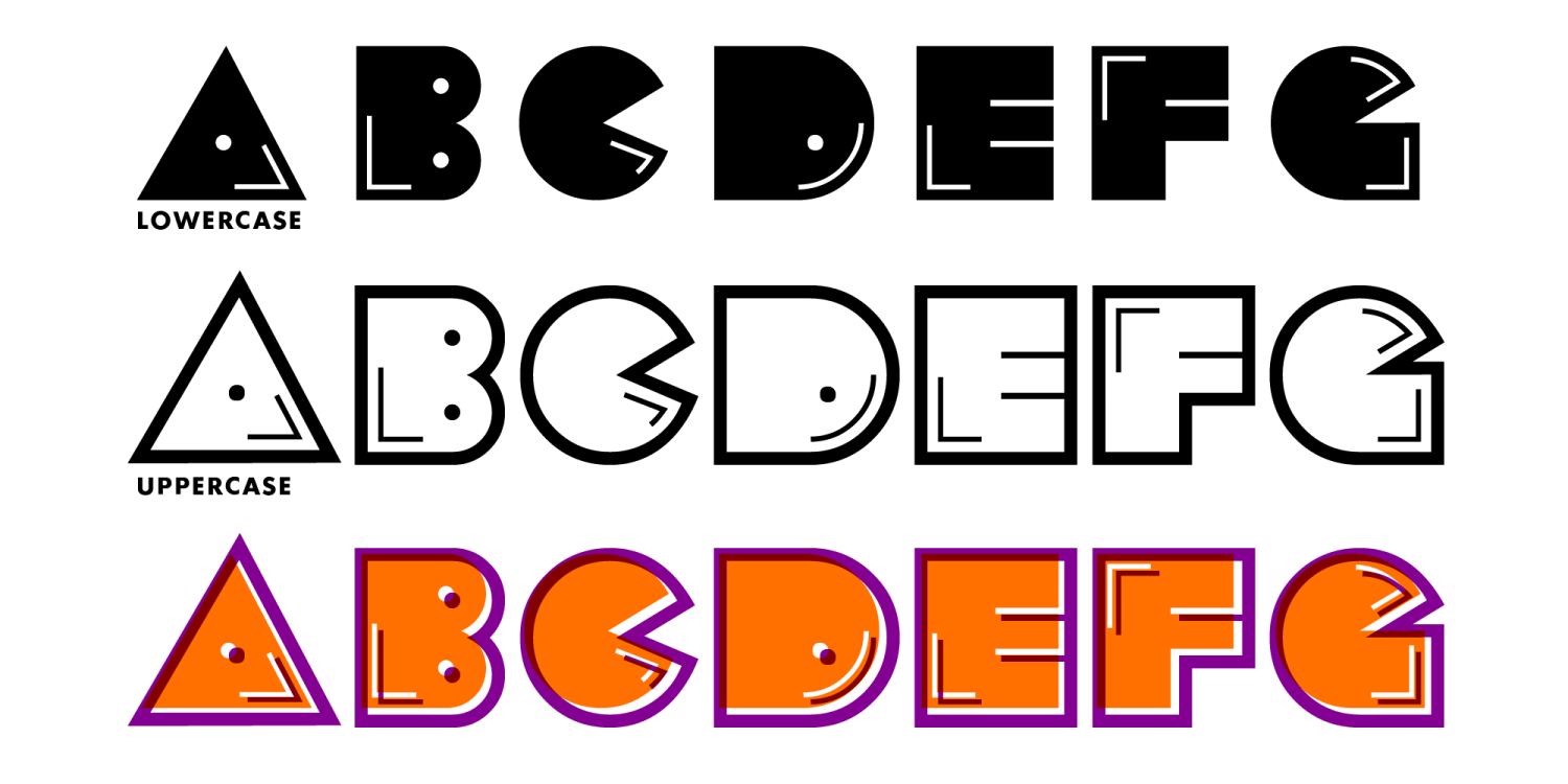 PacFont Font Poster #1