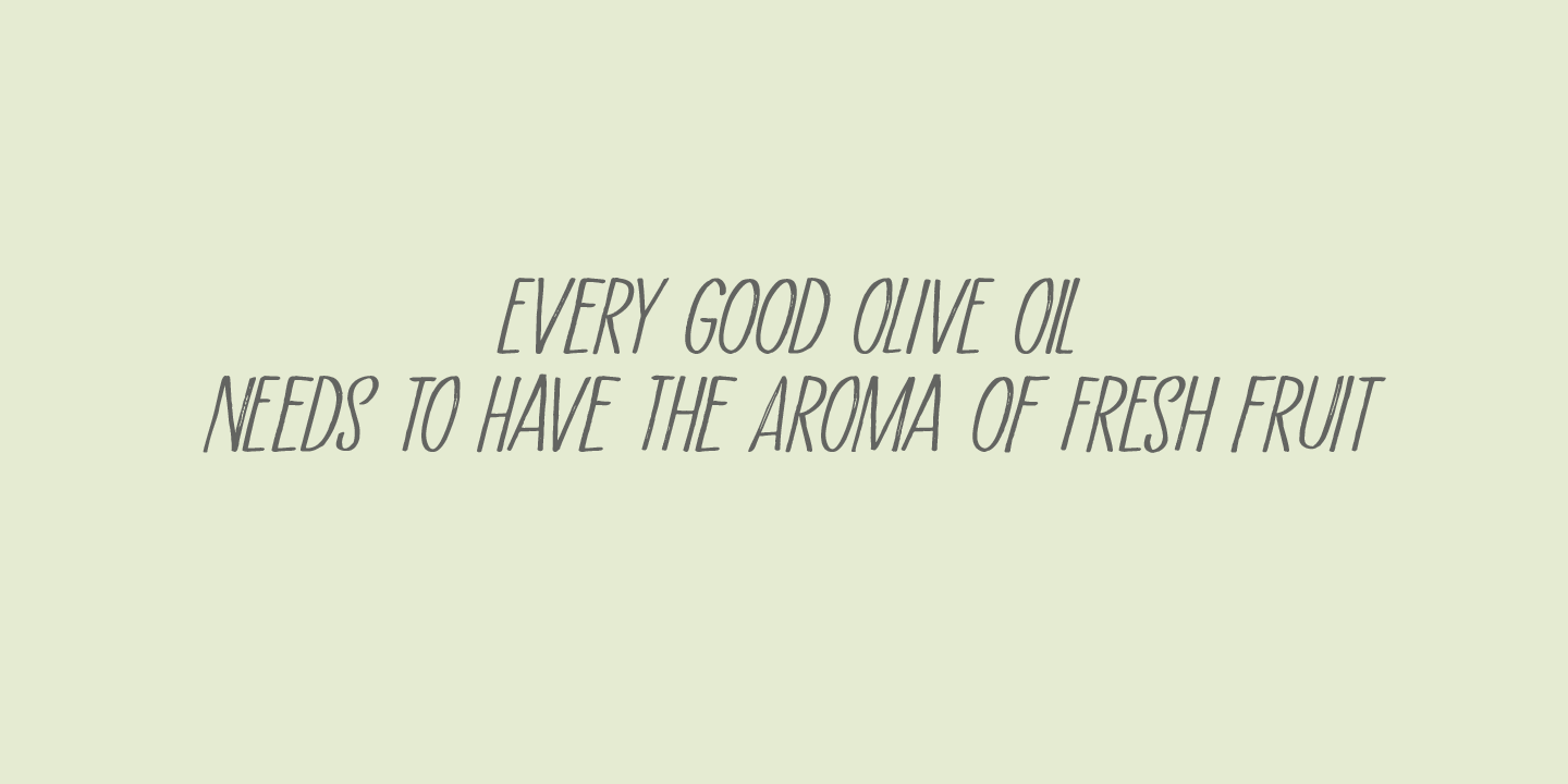 Aceituna Font Poster #1