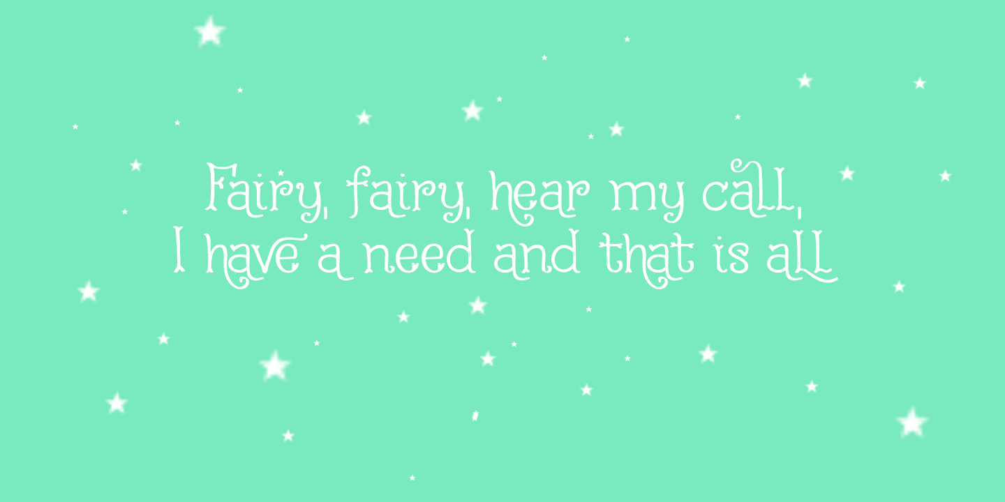 Fairy Godmother Font Poster #1