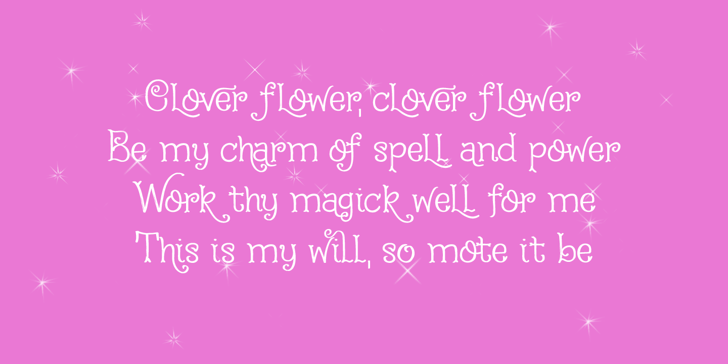 Fairy Godmother Font Poster #1