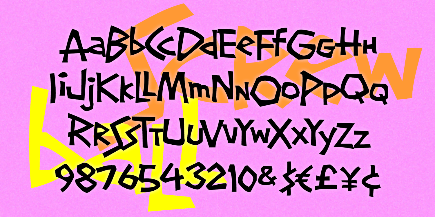 Screwball Font Family Poster
