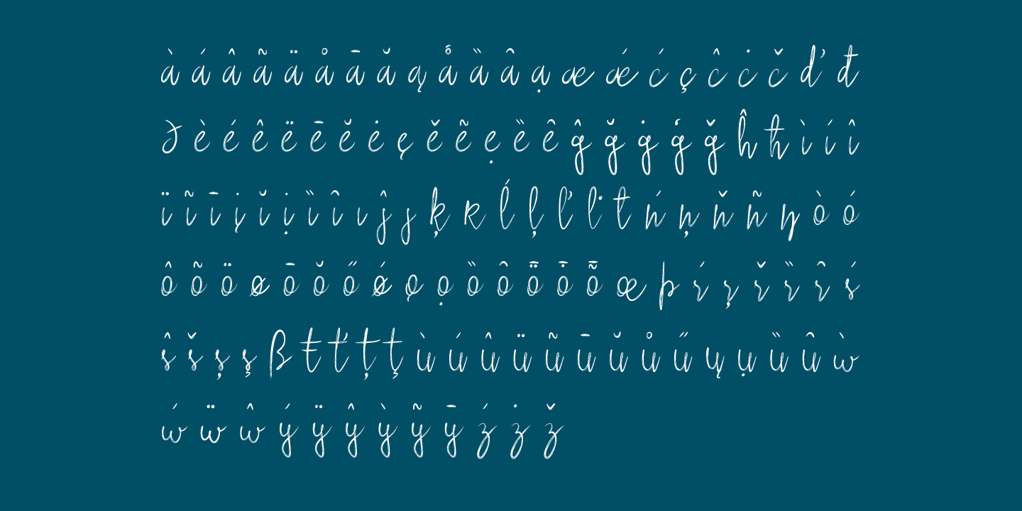 Rough Beauty Script Font Poster #1