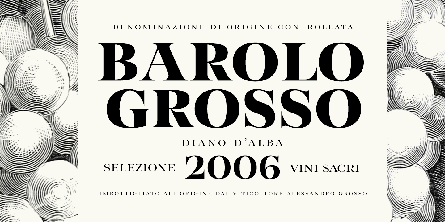 Taurus Font Poster #1