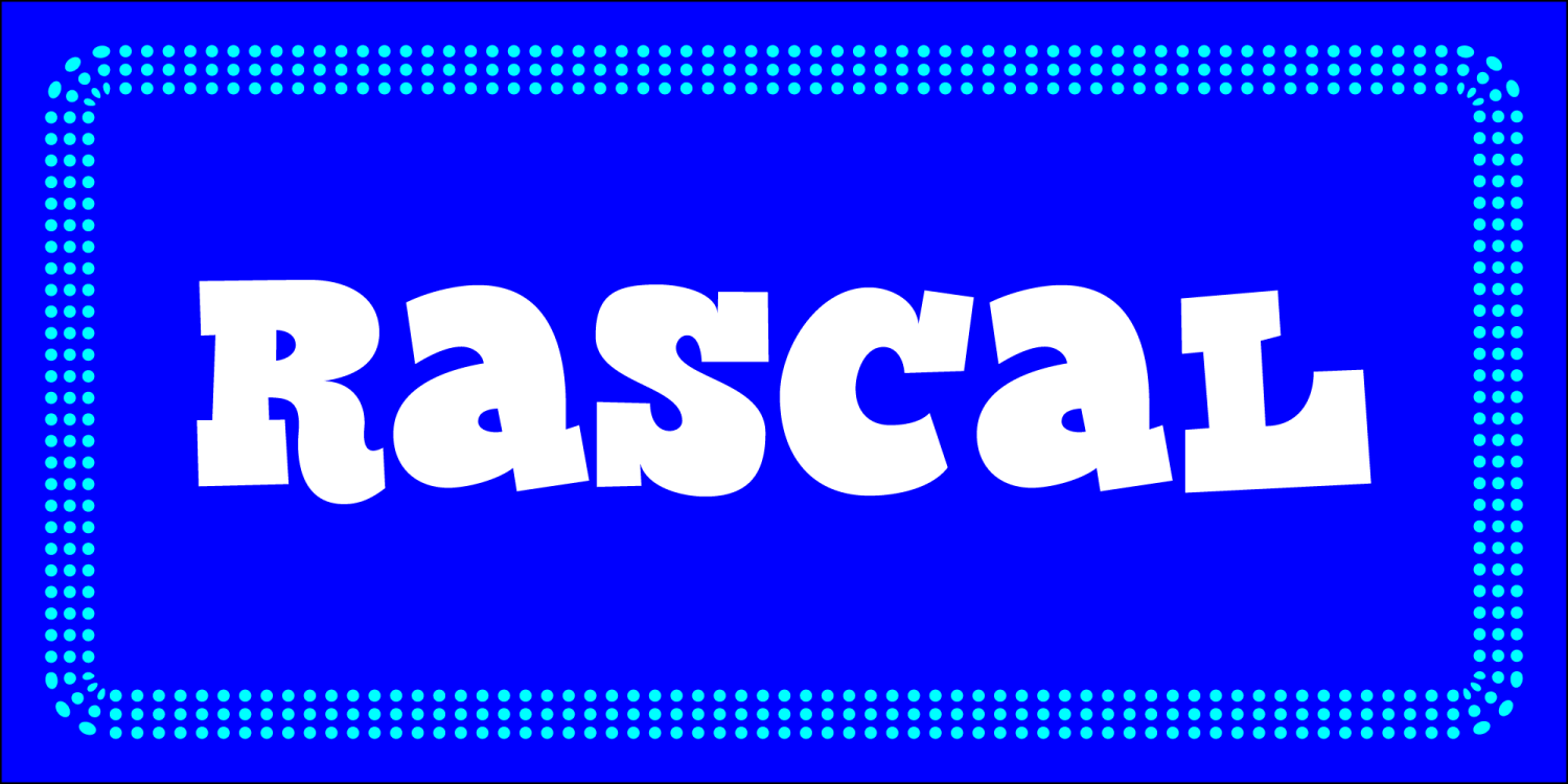 Rascal Font Poster #1