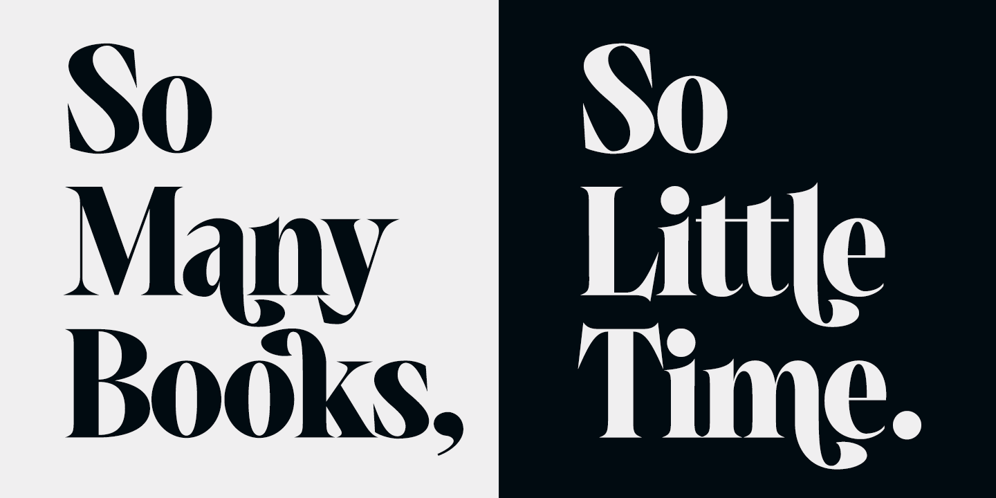Ex Libris Font Poster #1