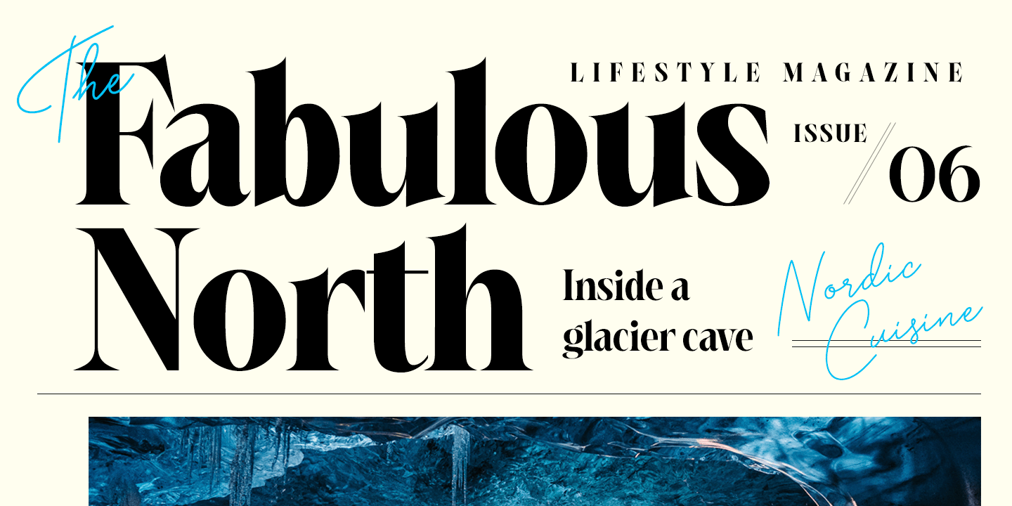 Ex Libris Font Poster #1