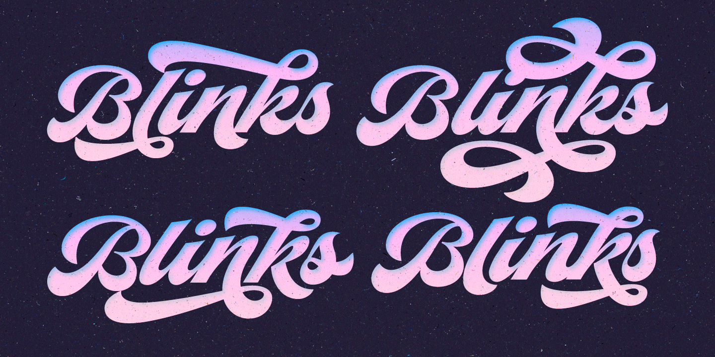 Yes Script Font Poster #1