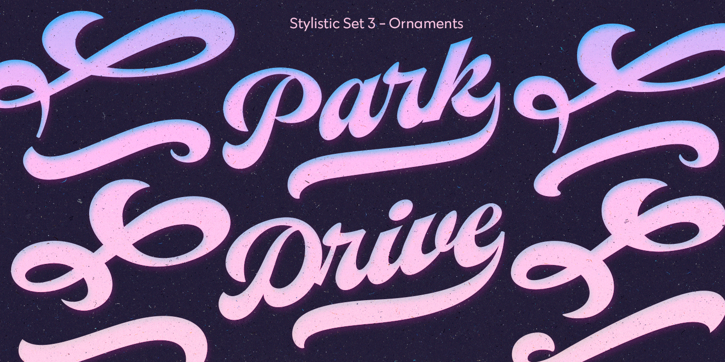 Yes Script Font Poster #1