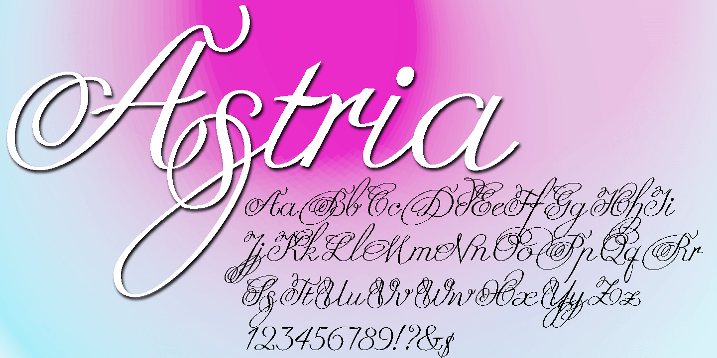 Astria Font Poster #1