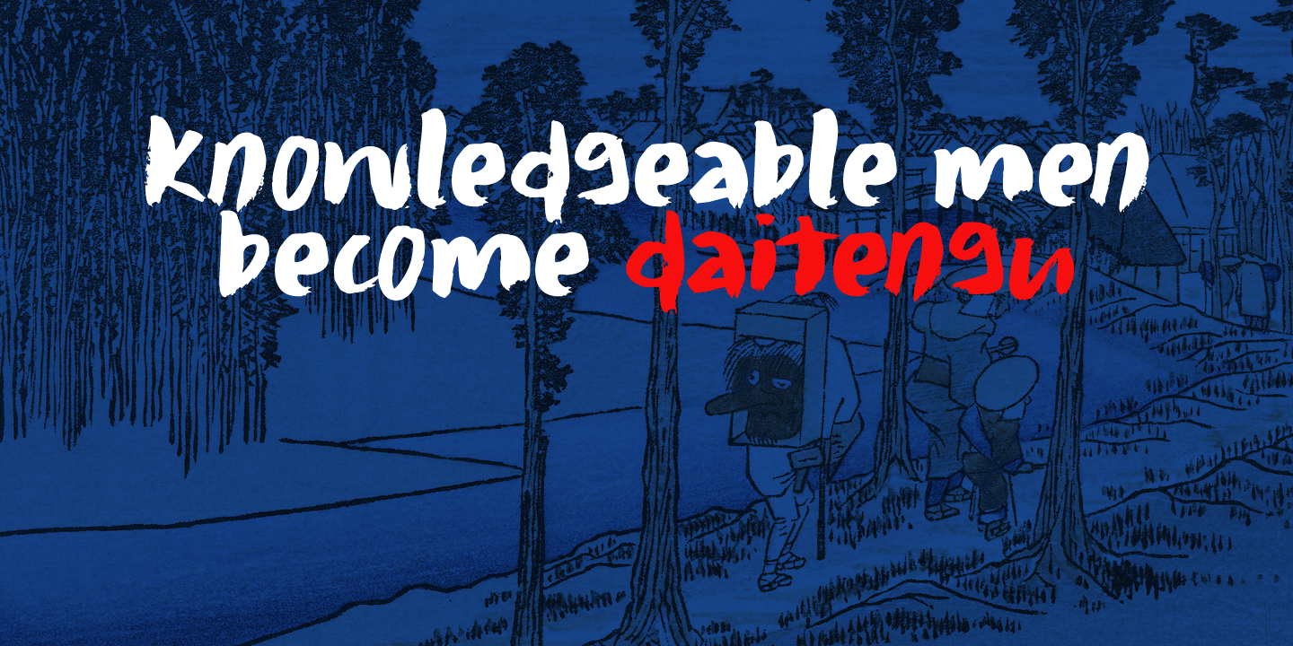 Daitengu Font Poster #1