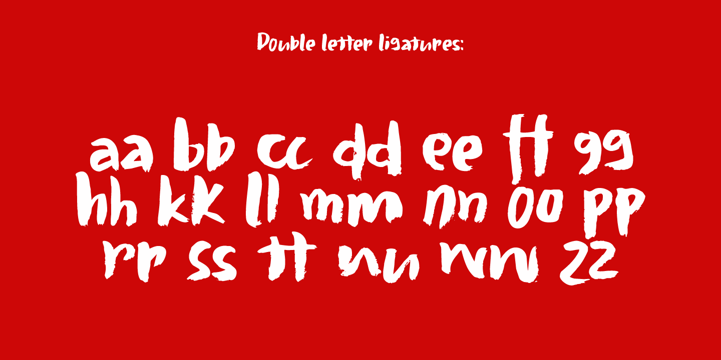 Daitengu Font Poster #1