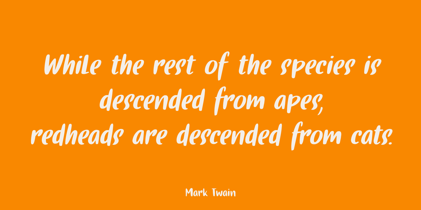 Gingerline Font Poster #1