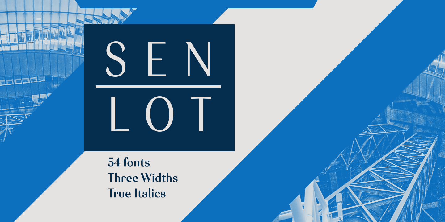 Senlot Font Poster #1
