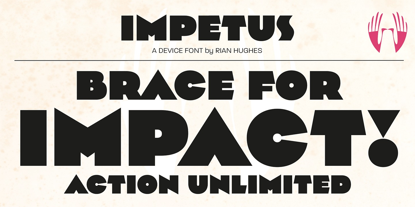 Impetus Font Poster #1