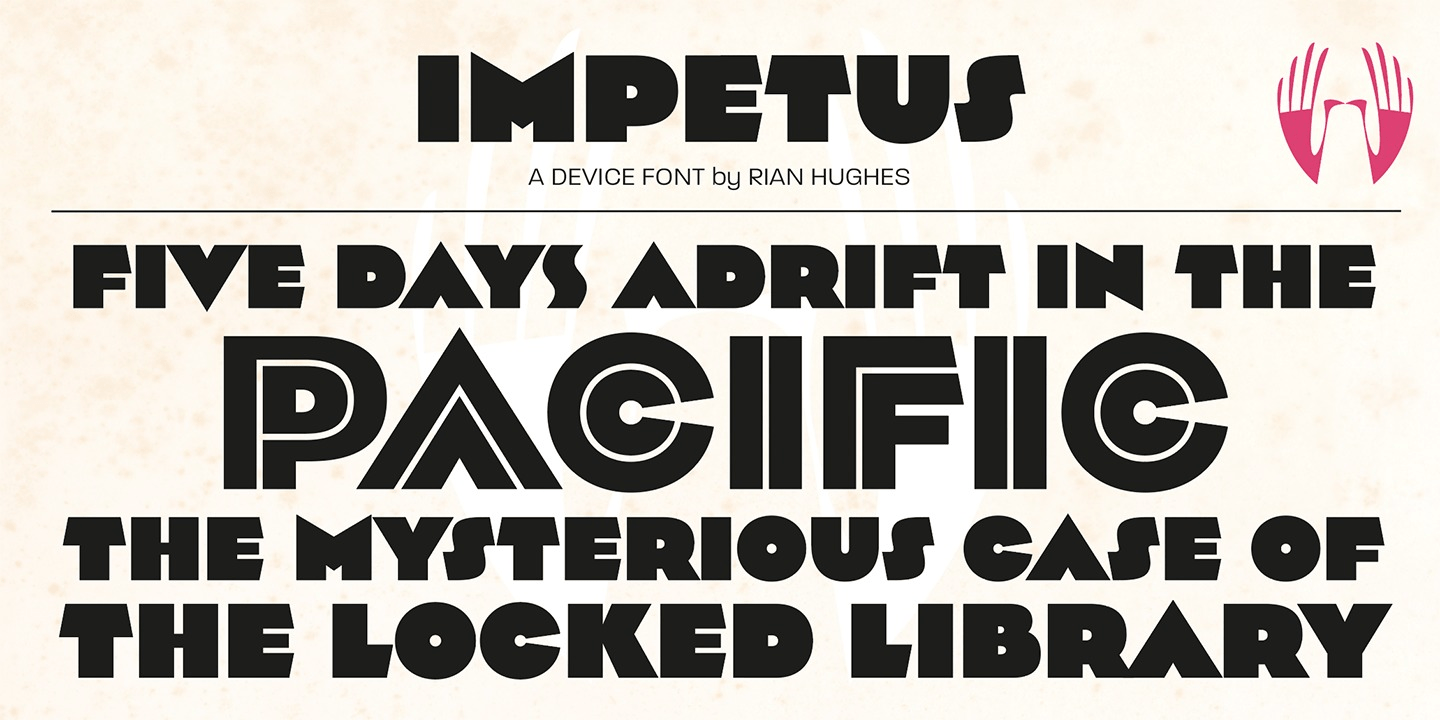 Impetus Font Poster #1