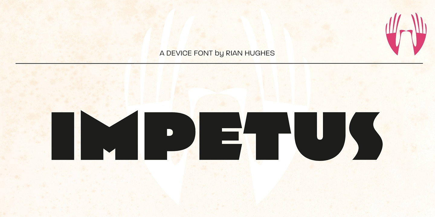 Impetus Font Poster #1