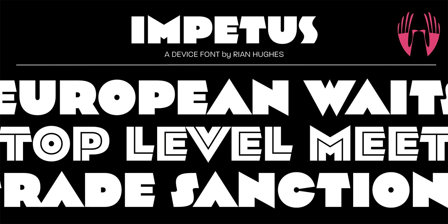 Impetus Font Poster #1