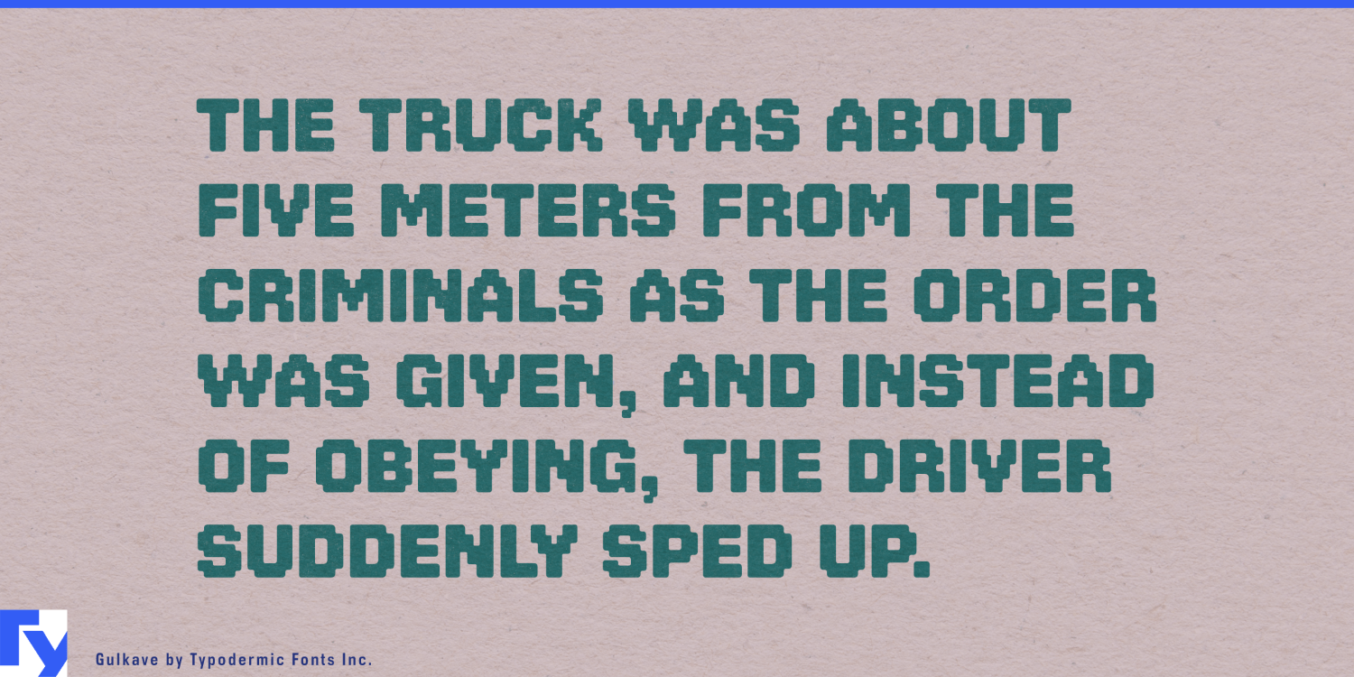 Gulkave Font Poster #1