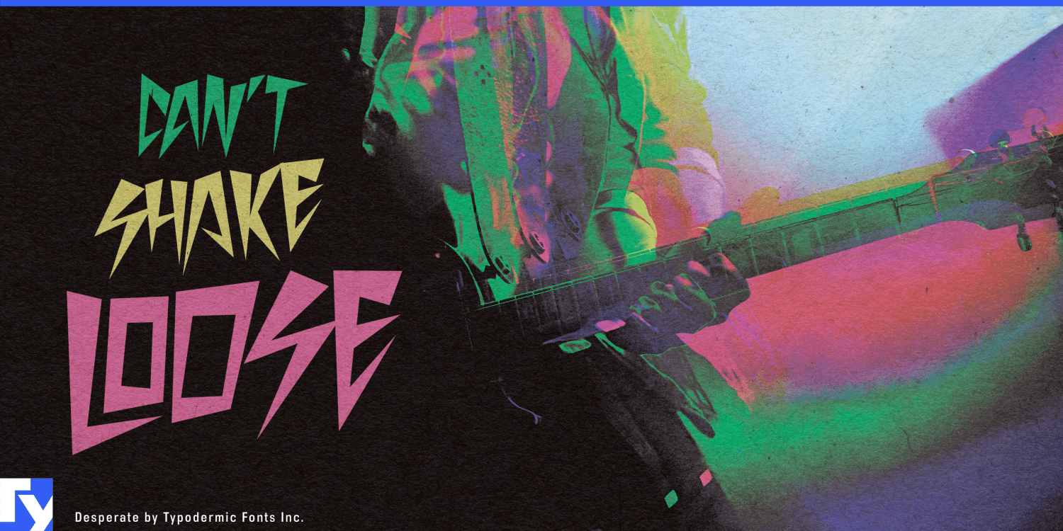 Desperate Font Poster #1