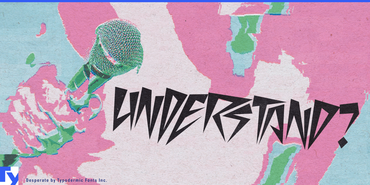 Desperate Font Poster #1