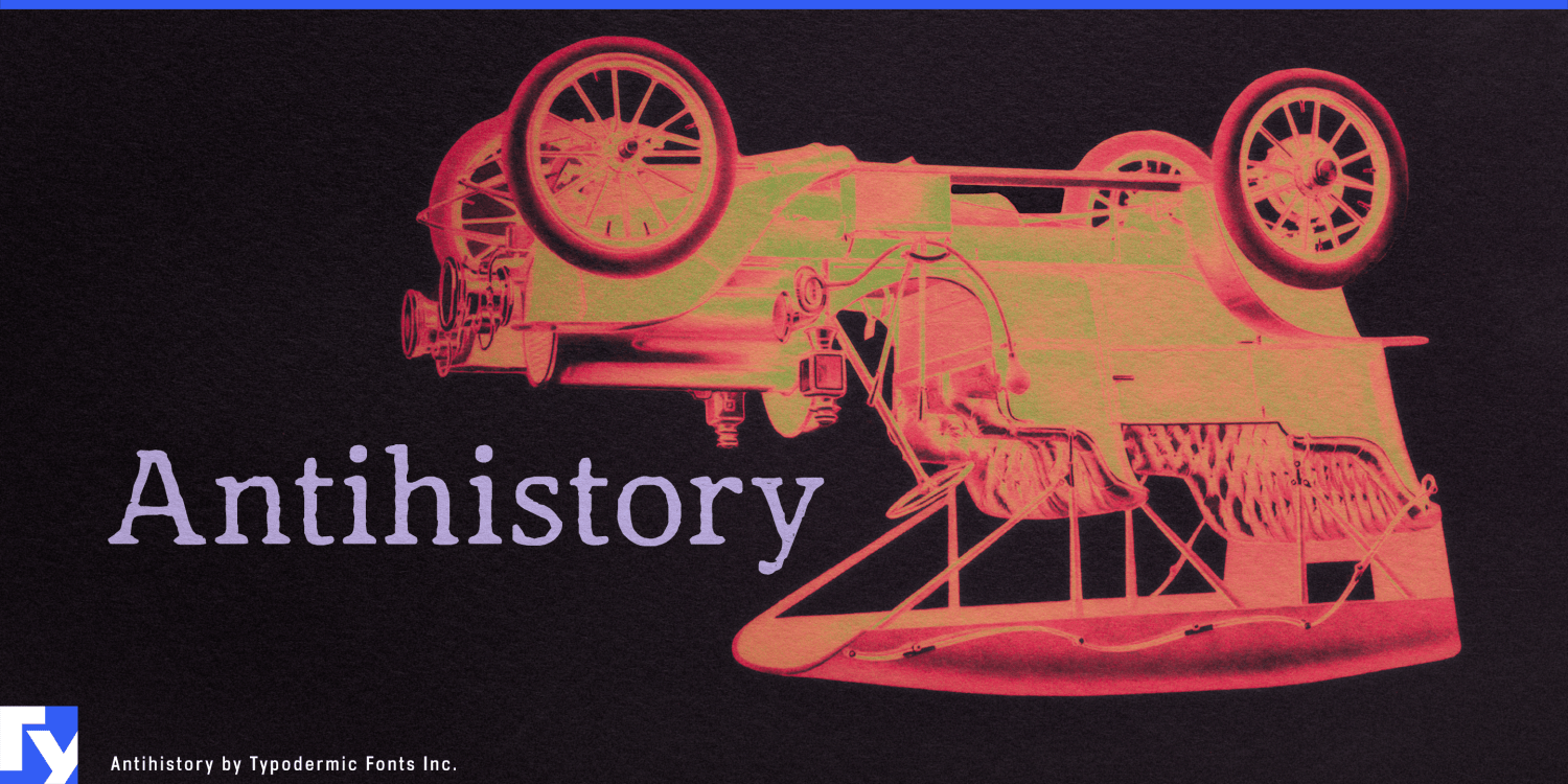 Antihistory Font Poster #1