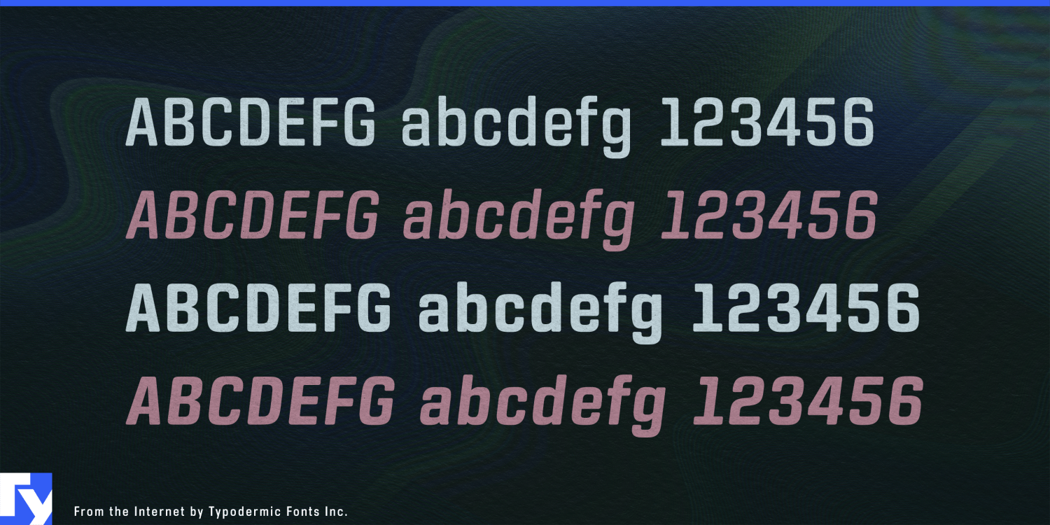 From the Internet Font Poster #1