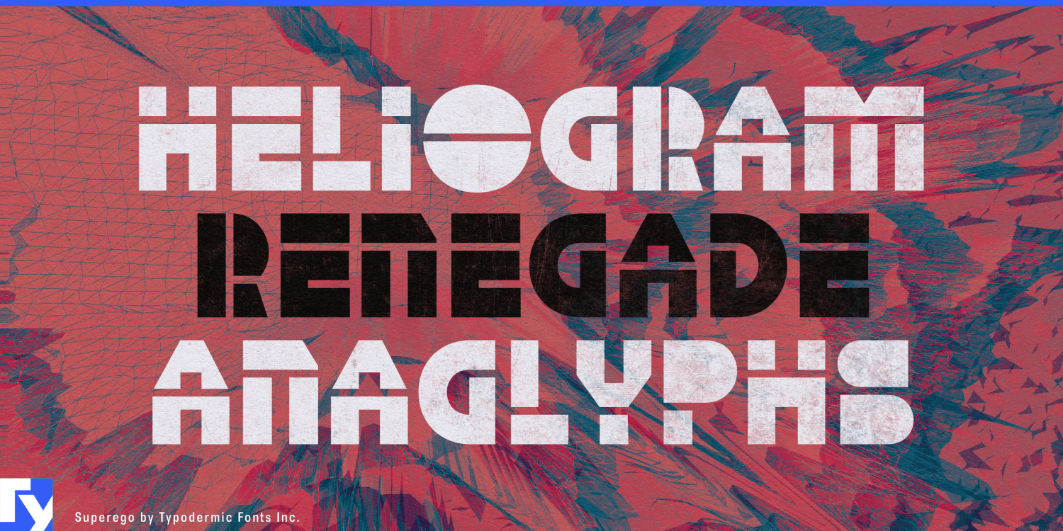Superego Font Poster #1