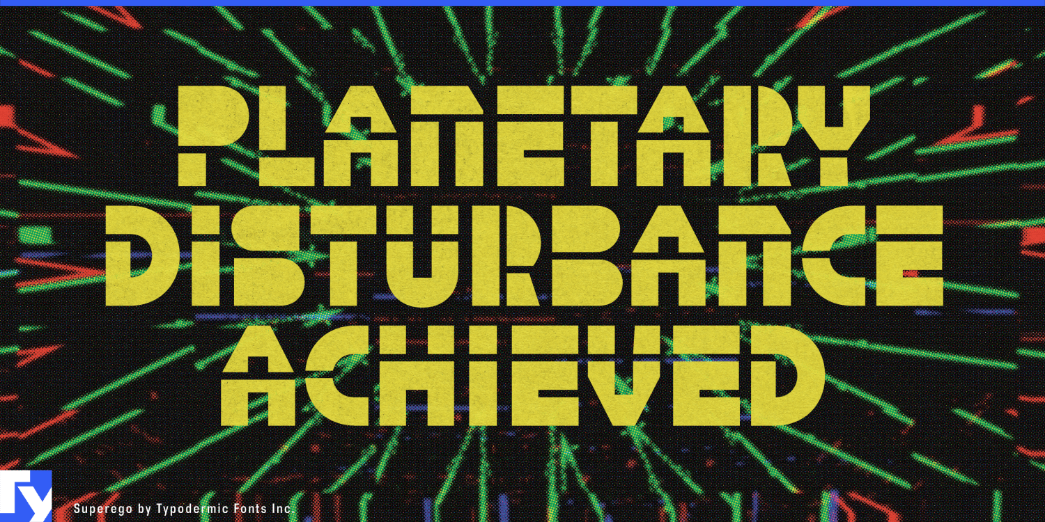 Superego Font Poster #1