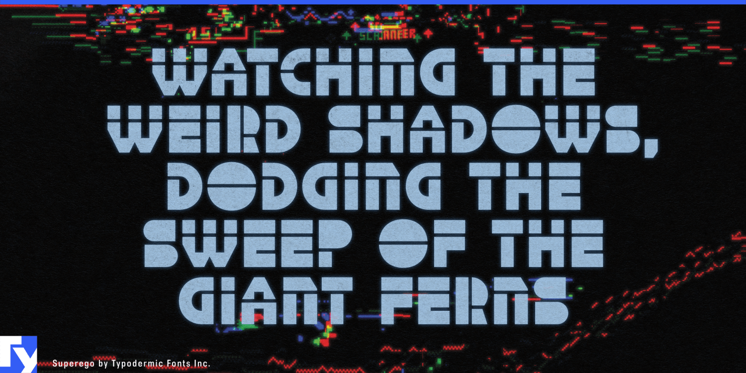 Superego Font Poster #1