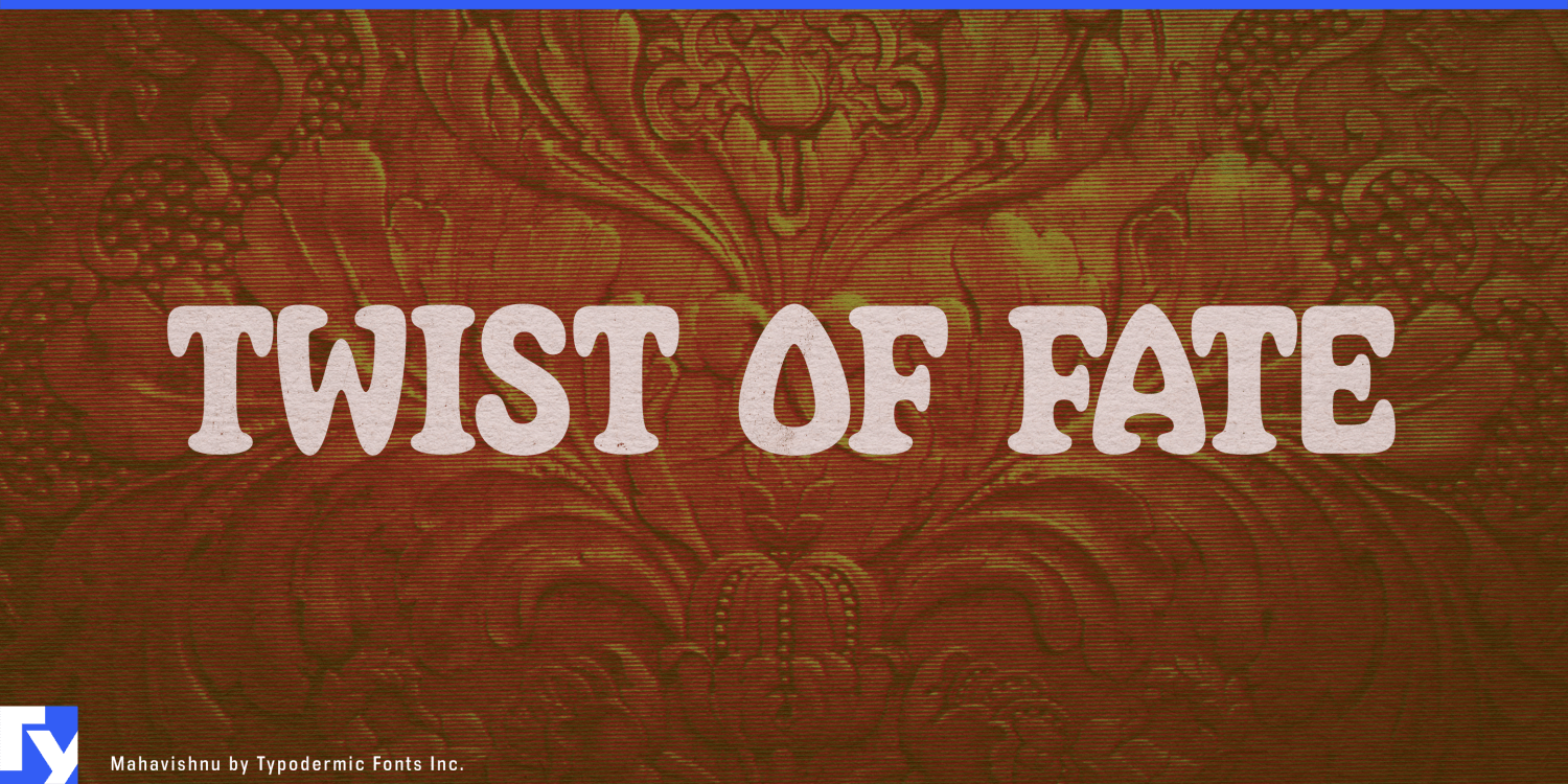 Mahavishnu Font Poster #1