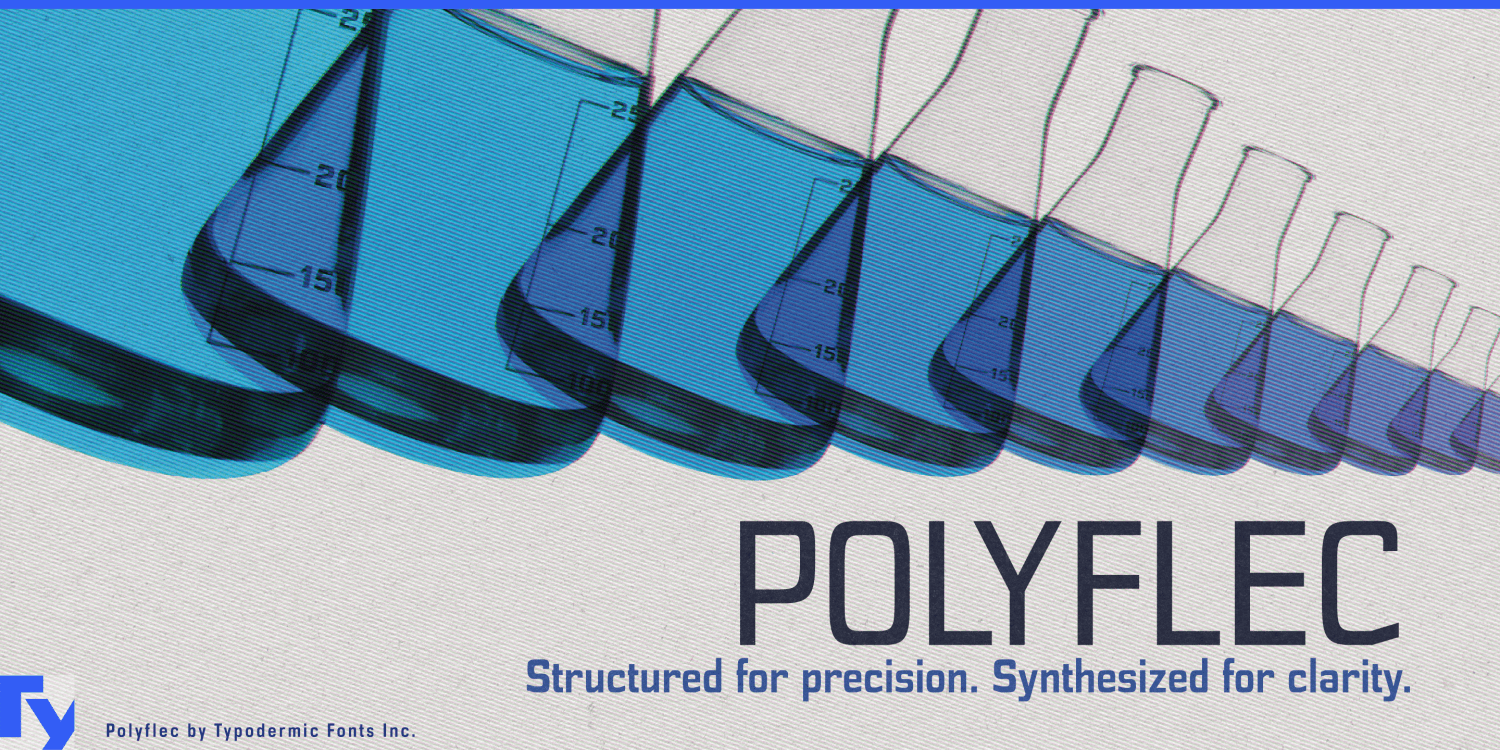 Polyflec Font Poster #1