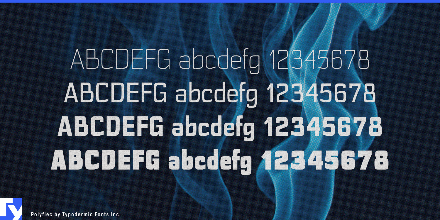 Polyflec Font Poster #1