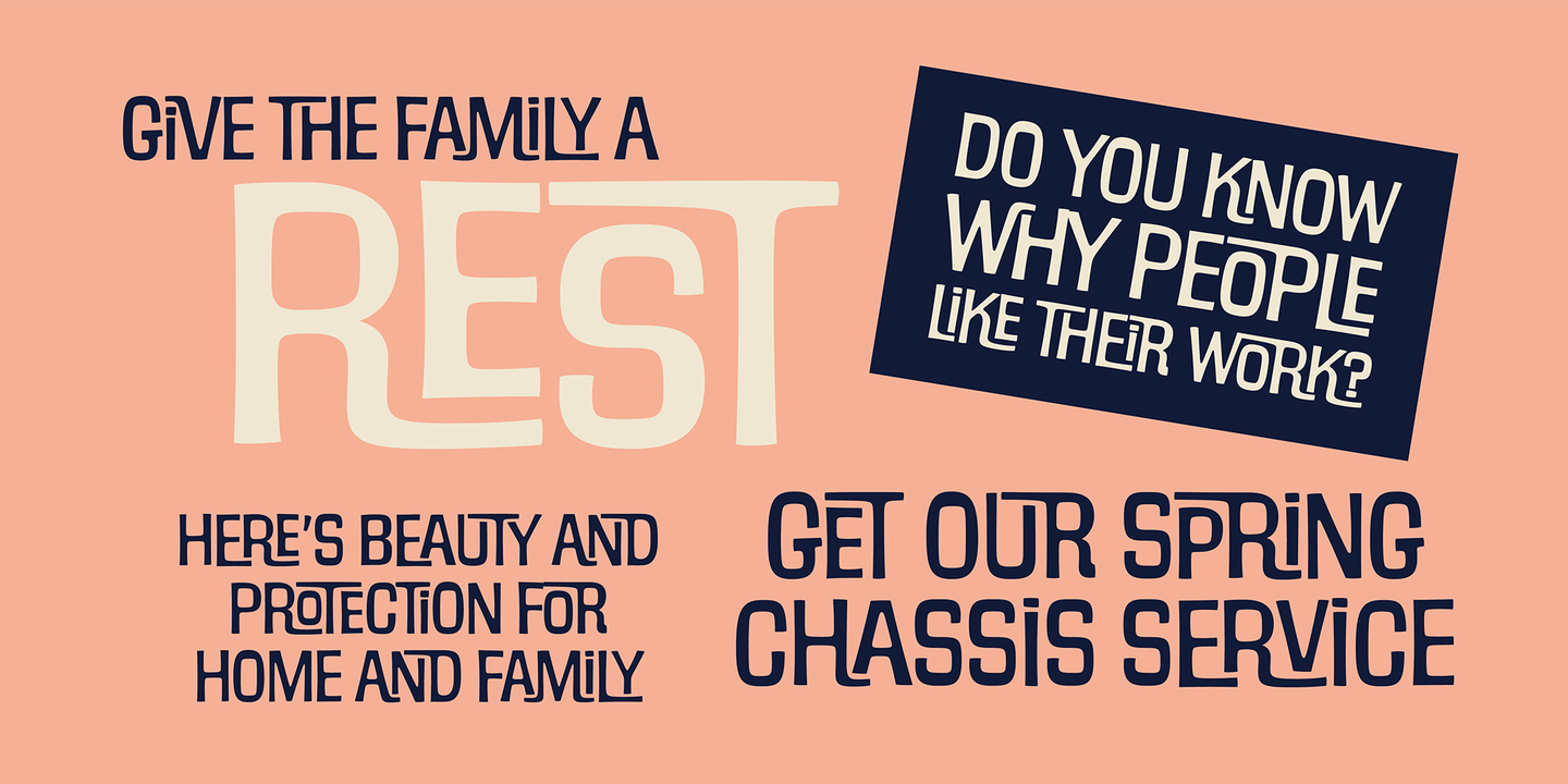 Filmotype Maxwell Font Poster #1