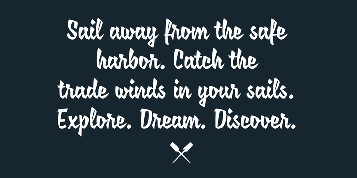 Saline Font Poster #1