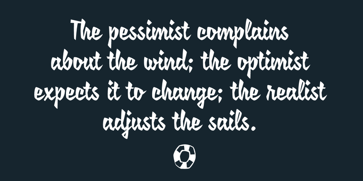 Saline Font Poster #1