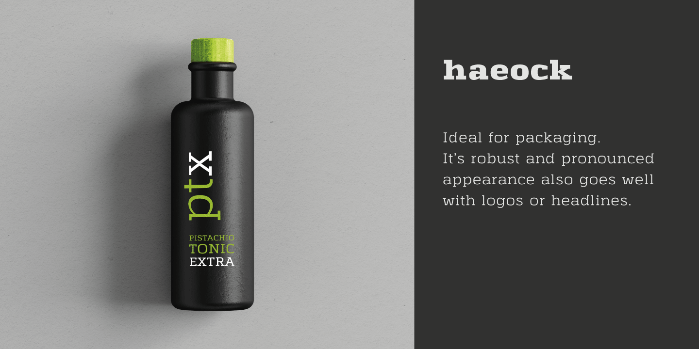 Haeock Font Poster #1