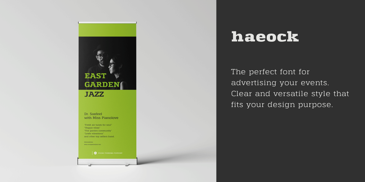 Haeock Font Poster #1
