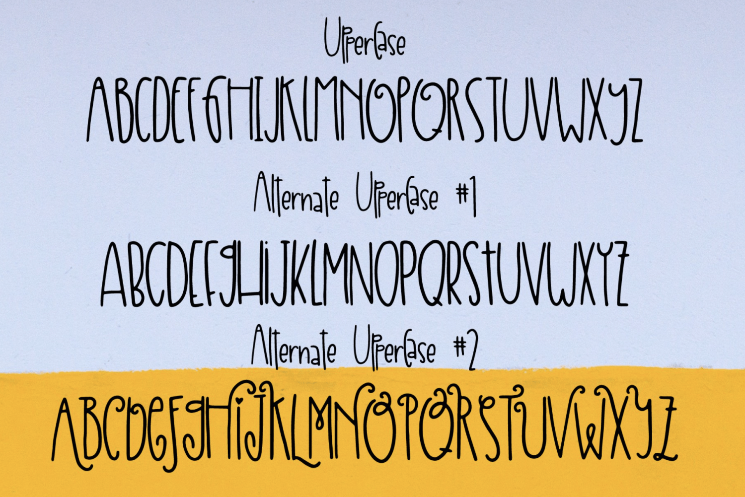 Day Drinking Font Poster #3