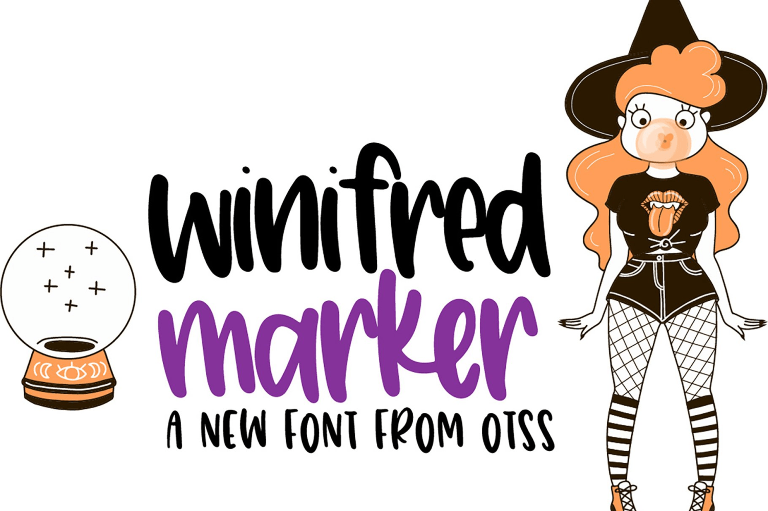 Winifred Marker Font Family Poster
