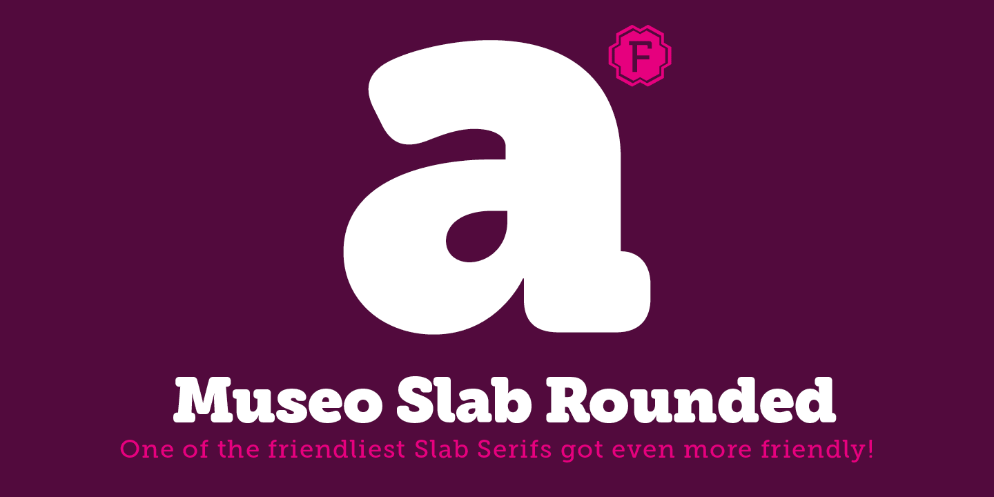 Museo Slab Rounded Font Poster #1