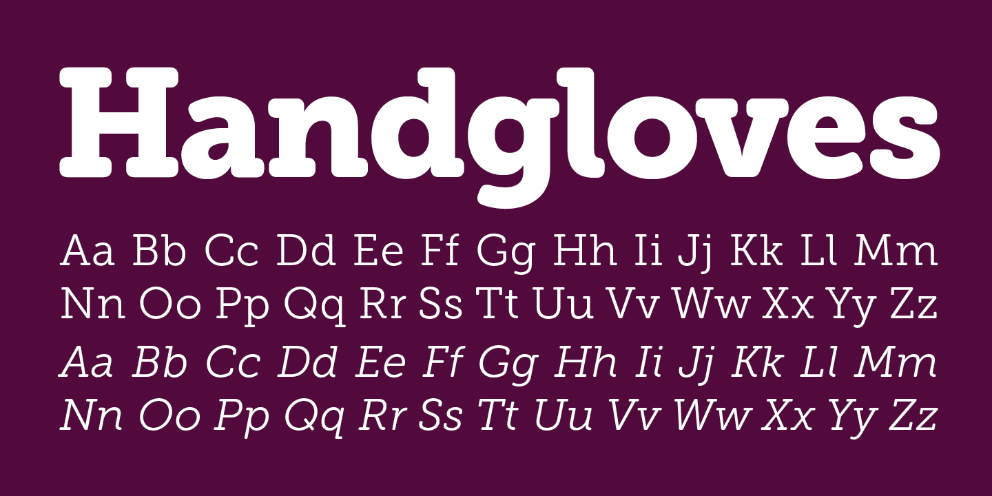 Museo Slab Rounded Font Poster #1