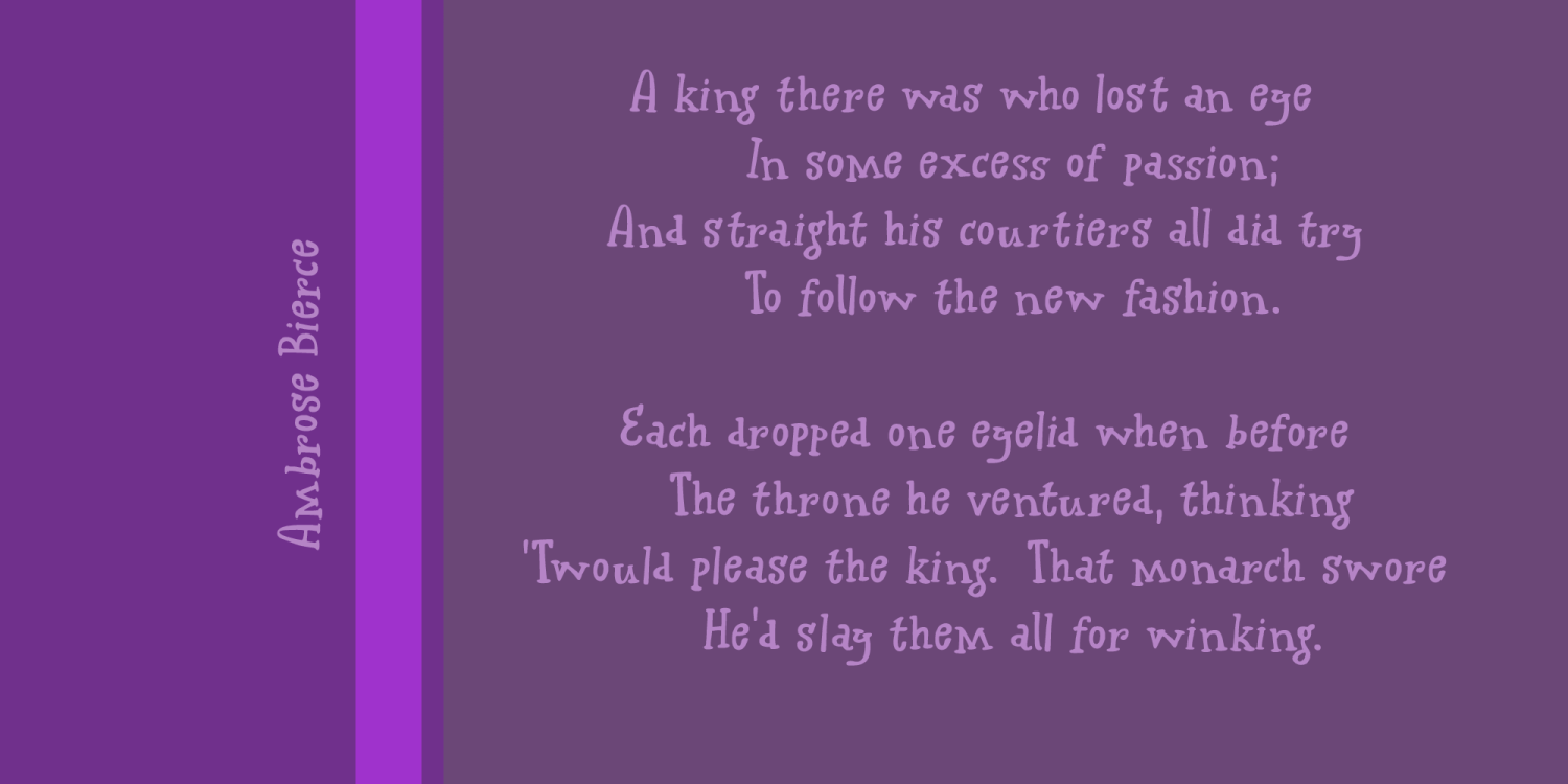 Sing Along Font Poster #1