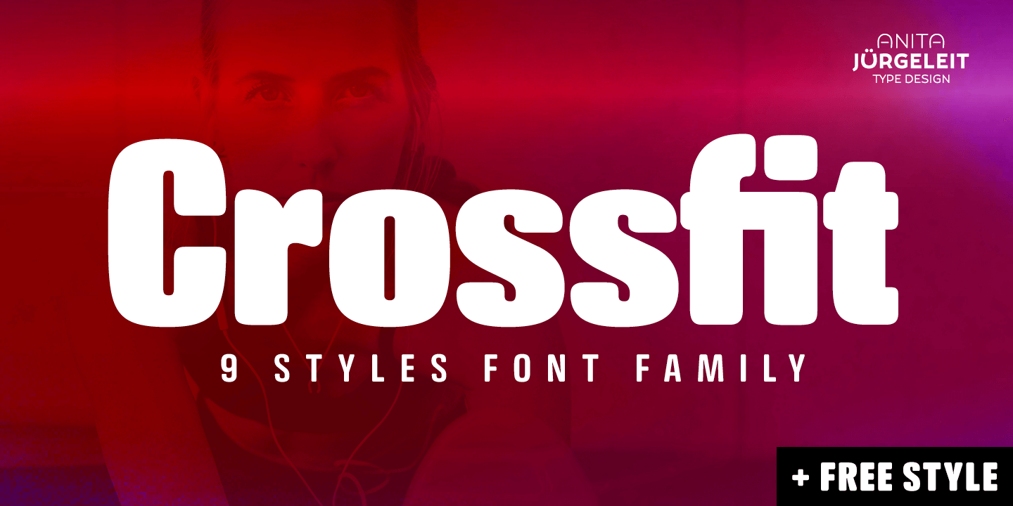 Crossfit Font Poster #1